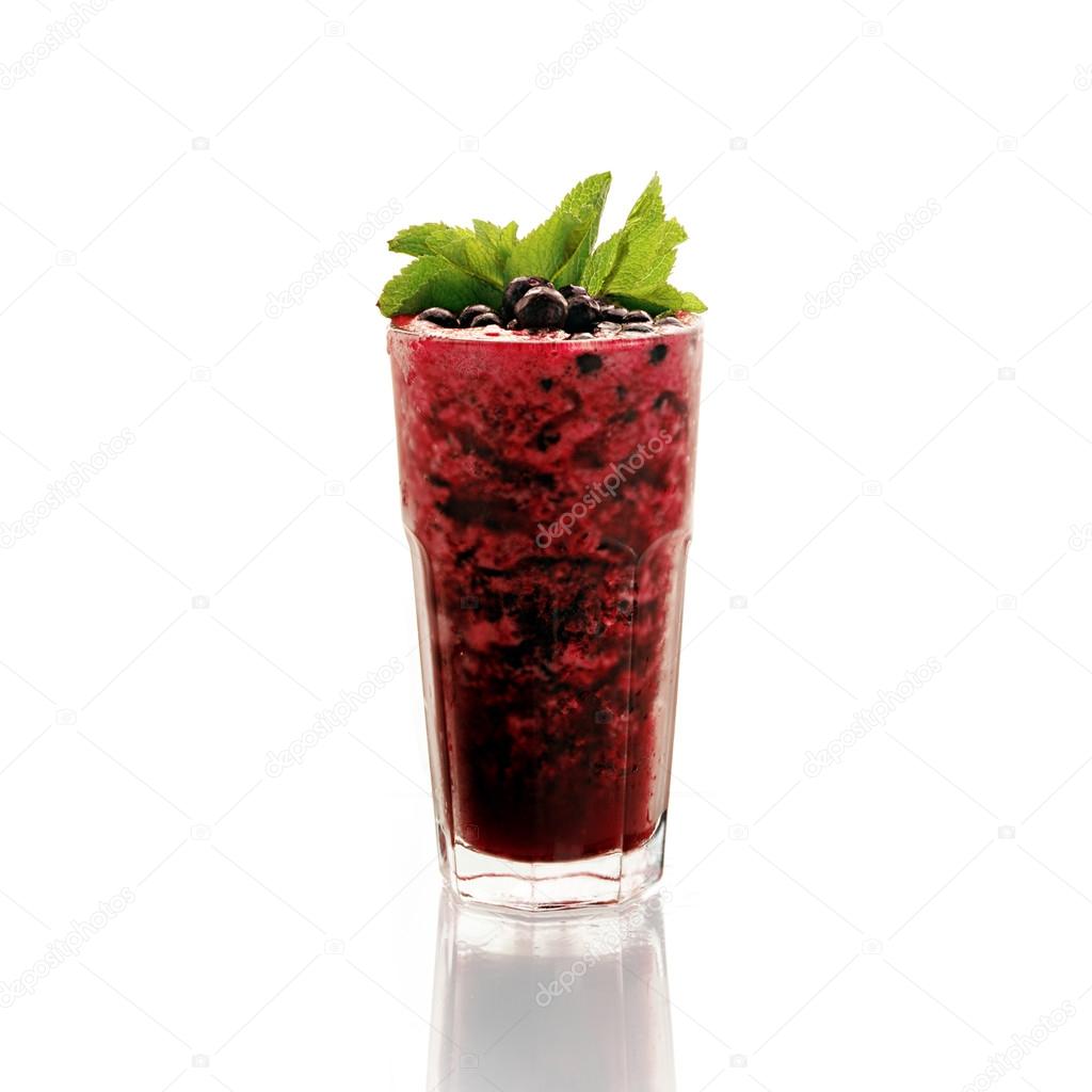 smoothie in a glass