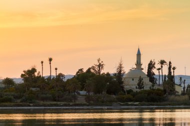 Hala Sultan Tekke Kıbrıs'ta Larnaka Tuz Gölü