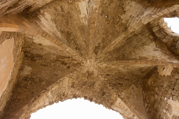 Telhado da Igreja de Santa Maria dos Carmelitas, Famagusta, Chipre — Fotografia de Stock
