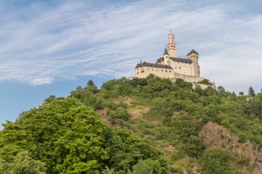 Marksburg kalede Braubach Ren Vadisi, Almanya - UNESCO Dünya Miras Listesi