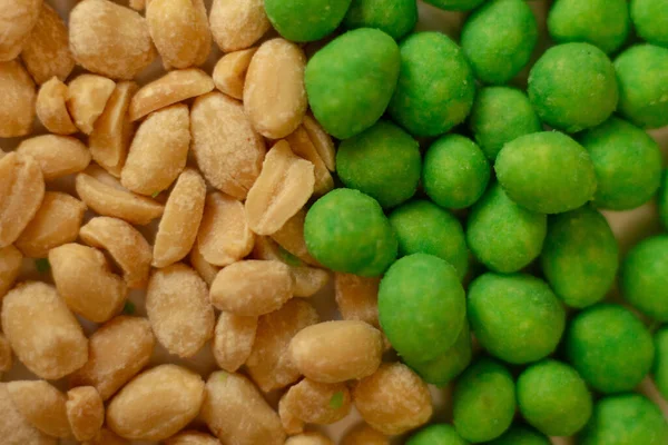 Çeşitli fındık ve mısır gevrekleri ile arka plan