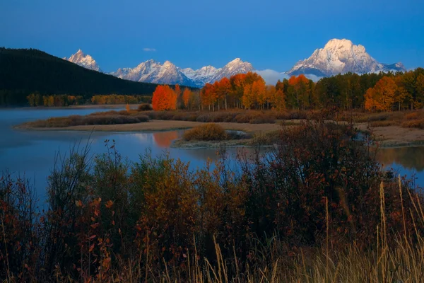 Oxbow Bend Outono — Fotografia de Stock