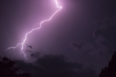 Mayıs ayında Wisconsin yıldırım