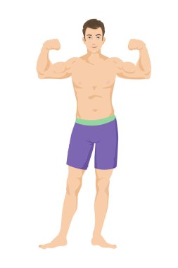 Genç kas adam
