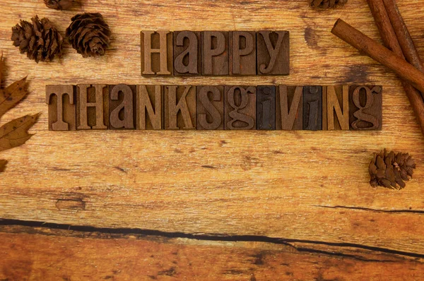 Thanksgiving Thematische Achtergrond Met Ruimte Tekst Toe Voegen — Stockfoto