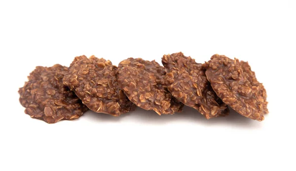 Chocolate Peanut Butter Oat Cookies — Stok Foto