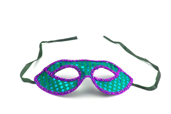 Máscara Rosto Simples Usada Para Vários Feriados — Fotografia de Stock