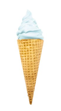 Waflle Cone 'da Mavi Yumuşak Servis
