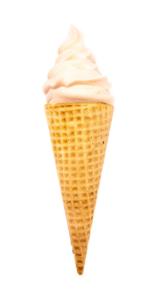 Vanilla Soft Serve in a Waflle Cone