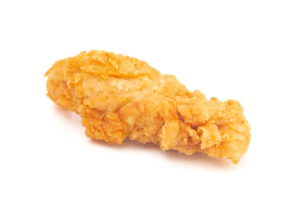 Golden Fried Chicken Fingers White Background — 스톡 사진