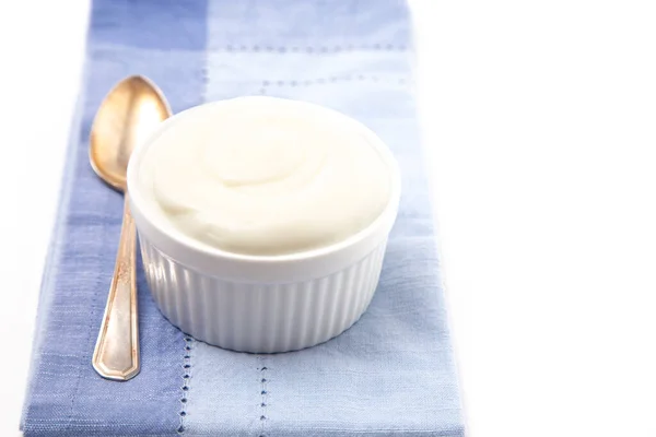 Una Ciotola Piena Yogurt Pronto Colazione — Foto Stock