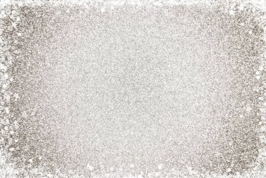 Beyaz Işık Sınırı Olan Basit Gümüş Cazibeli Arkaplan