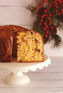 Bir Somun Panettone Bir Noel Tatlı Ekmeği