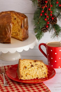 Bir Somun Panettone Bir Noel Tatlı Ekmeği
