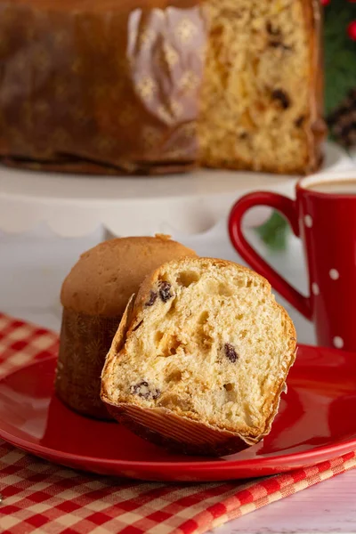 Mini Pan Panettone Pan Dulce Navidad — Foto de Stock