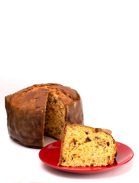 Pan Panettone Pan Dulce Navidad — Foto de Stock