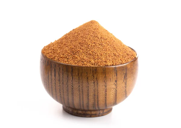 Raw Organic Coconut Sugar Ett Hälsosamt Alternativ Till Konventionellt Socker — Stockfoto