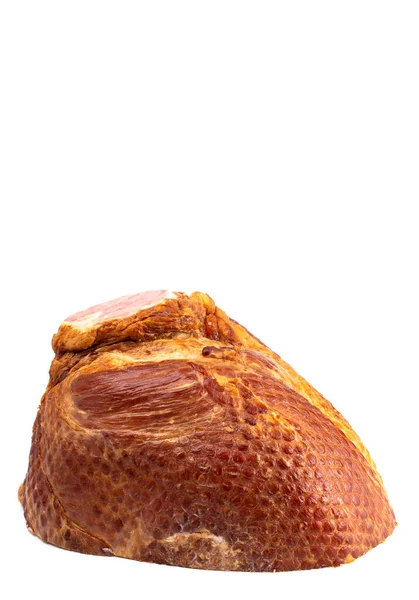 Large Holiday Ham White Background — Stock Photo, Image