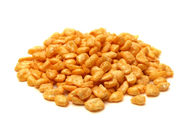Milho Pequeno Almoço Cereal Isolado Fundo Branco — Fotografia de Stock