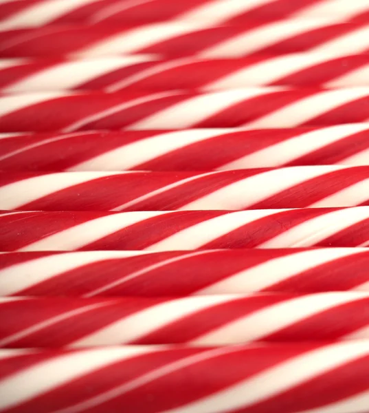 Peppermint Sticks Row — Stock Photo, Image