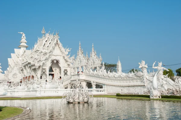 Wat Rong Khun (Templo Blanco), Chiang Rai-Tailandia — Foto de Stock