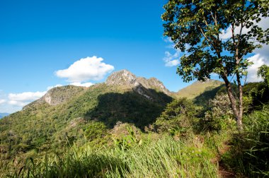 Tayland 'daki dağ manzarası