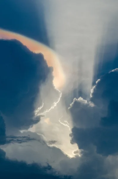 Soumrak rozmazaný měkké cloud abstraktní pozadí. — Stock fotografie