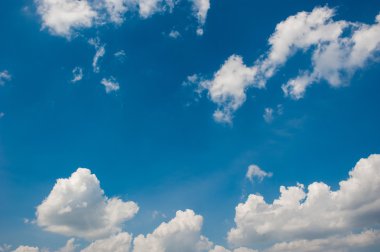 bulutlar portre manzara mavi gökyüzü