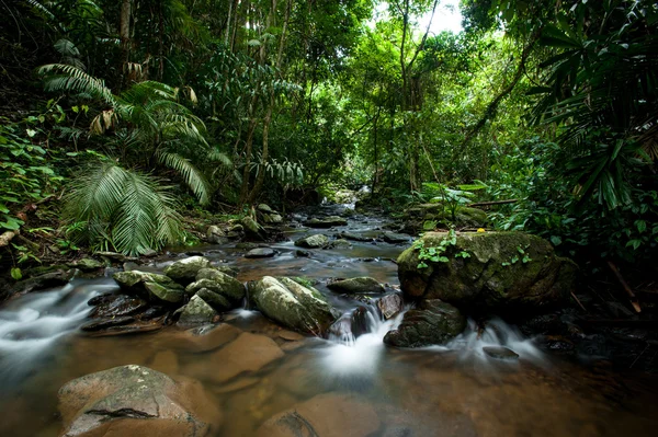 Hermosa cascada en la provincia de Chantaburi Asia sudeste asiático — Foto de Stock