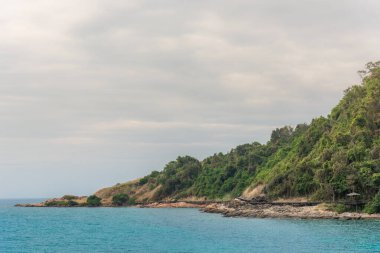 Doğu Tayland, Rayong ilindeki Khao Laem Ya-Mu Ko Samet Ulusal Parkı. Tayland 'daki güzel deniz.