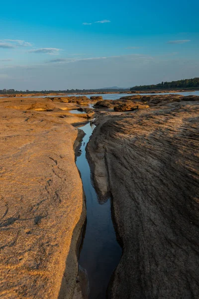 Sam Pun Bok Tailandia Gran Cañón Sam Phan Bok Ubon — Foto de Stock