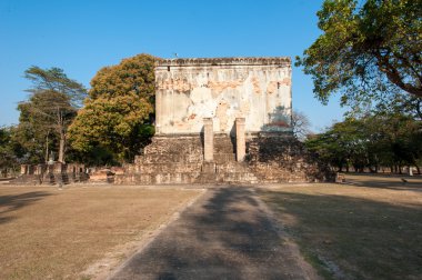 Antik Buda heykeli. Sukhothai tarihi Park, Tayland