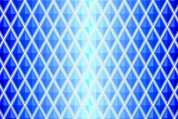 Blue diamond shaped quadrangle — Stock Vector