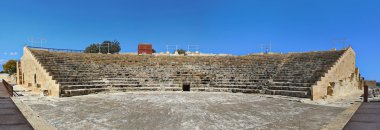 Antik Roma Tiyatrosu, Kourion arkeolojik park yakınlarında Limassol, Kıbrıs