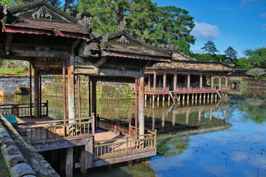 Vietnam eski Tu Duc Kraliyet mezarı ve bahçeleri Tu Duc İmparator Hue, Vietnam yakın. UNESCO Dünya Miras Listesi