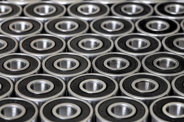 Series bearings, focus on the center — Stock Photo, Image