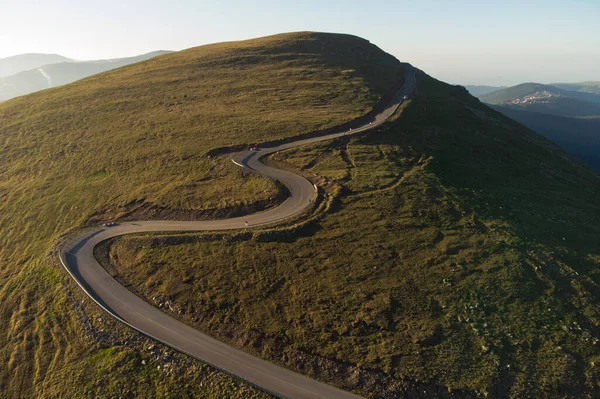 Transalpina Mountain Road Sunrise — Stock Photo, Image