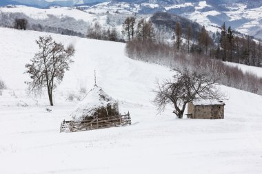 Kış kırsal arazisi