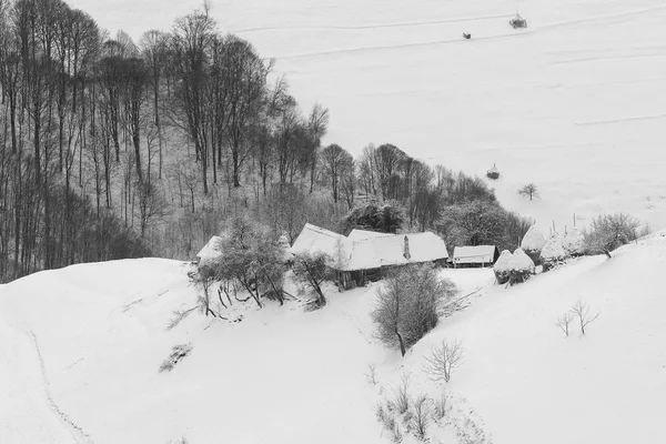Kış kırsal arazisi