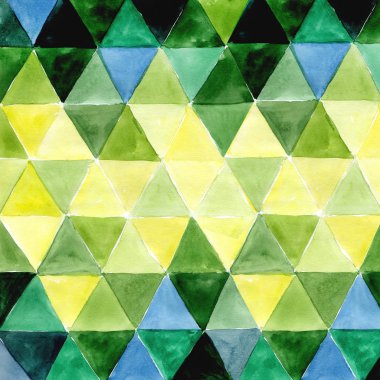 Suluboya Geometrik Arkaplan