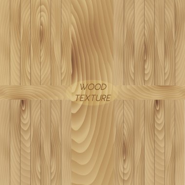 Ahşap doku kümesi. Dört arka planlar ve paneller