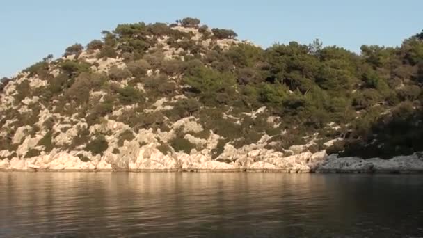 Tenger és Lycian tengerpart — Stock videók