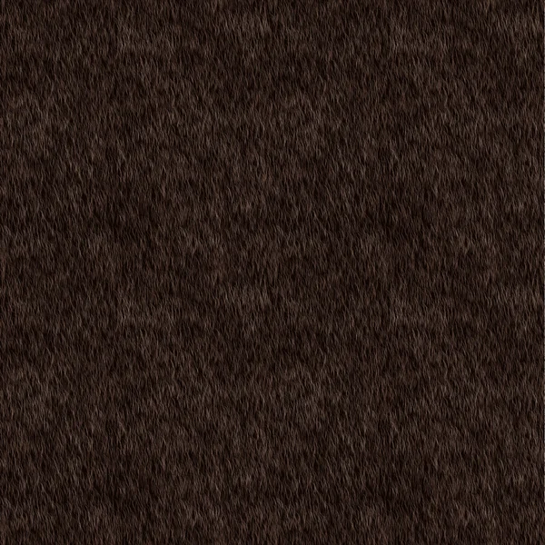 Modèle sans couture vectoriel. Fond de fourrure brune . — Image vectorielle