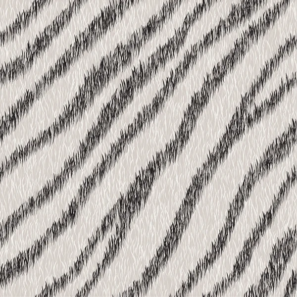 Modèle de fourrure de tigre blanc sans couture vectoriel . — Image vectorielle