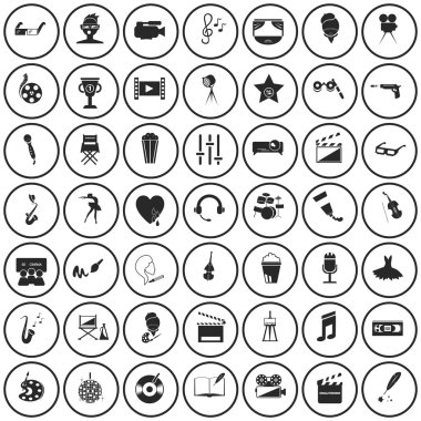 Kırk dokuz sanat ve sinema simge kümesi