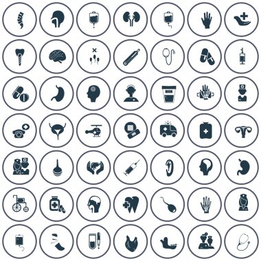 Kırk dokuz tıp simgeler kümesi