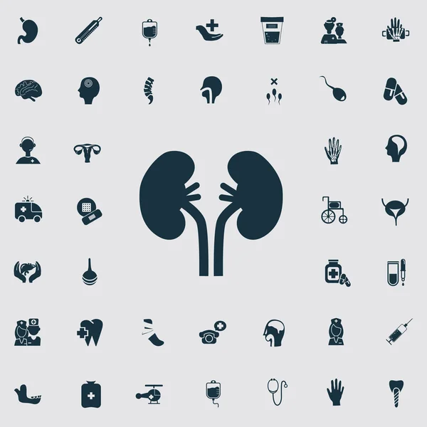 Set di quaranta icone di medicina — Vettoriale Stock