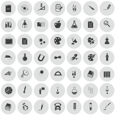 Kırk dokuz bilim ve eğitim simgeler kümesi