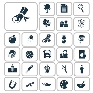 Yirmi yedi bilim ve eğitim simgeler kümesi