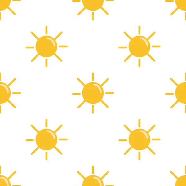 Ілюстрація сонячної ікони погоди — стоковий вектор